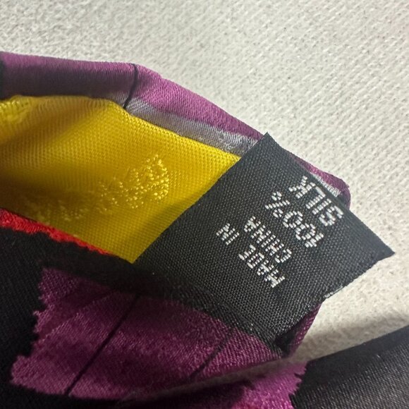 Vintage Jerry Garcia Abstract Silk Necktie Orange Horizon Collection 61 - Picture 2 of 4